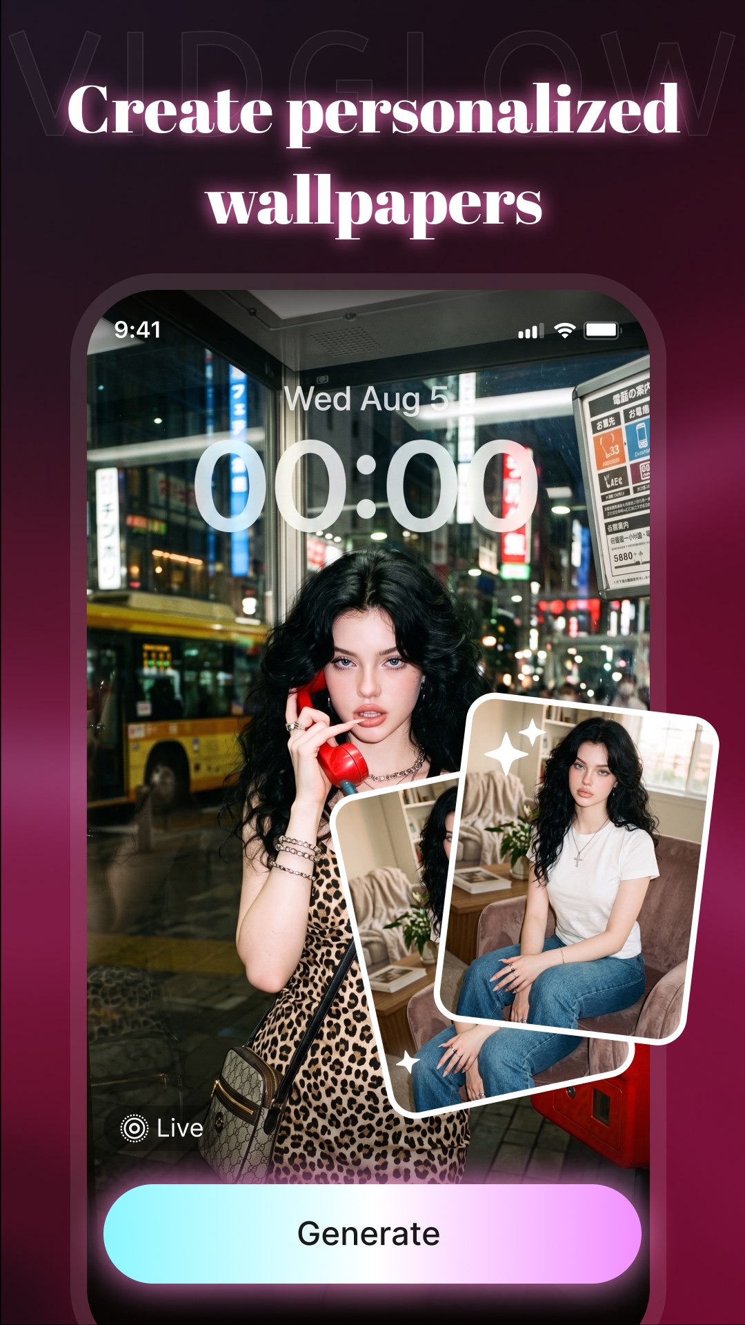 VidGlow — Create Personalized Wallpapers